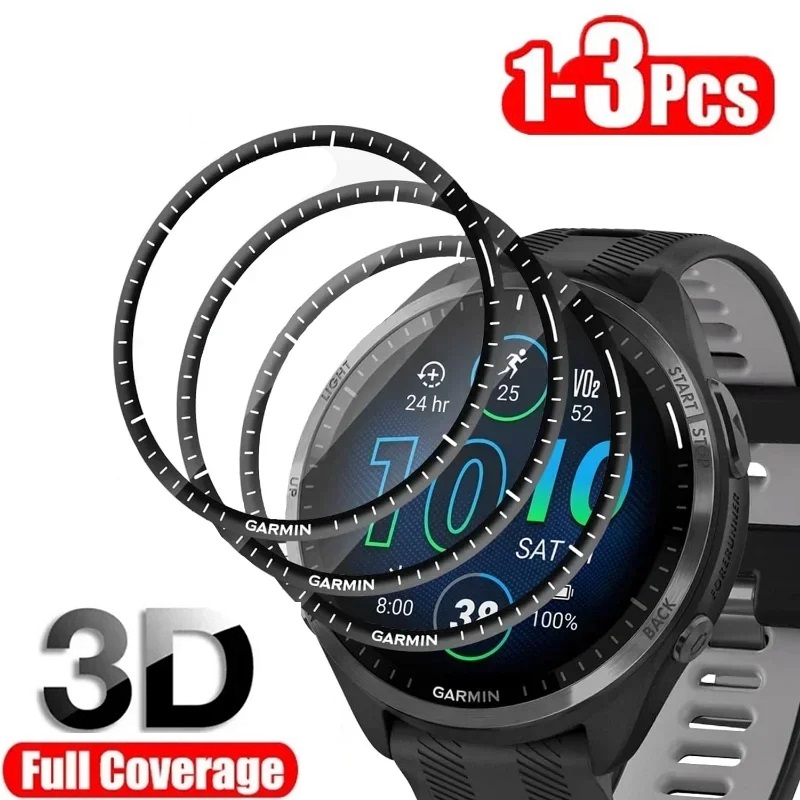 Hydrogel Screen Protector - 3D 曲面スクリーンプロテクター Garmin Forerunner 965 用保護フィルム