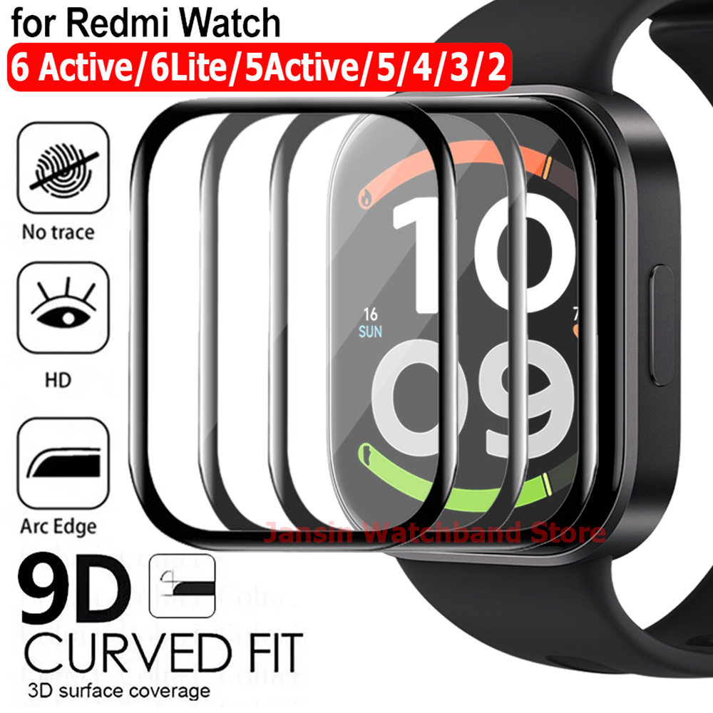 Hydrogel Screen Protector - Redmi Watch 6 Active/6Lite/5Active/5Lite用スクリーンプロテクター、Xiaomi Redmi Watch