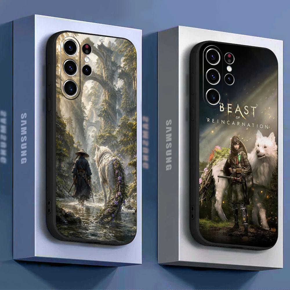 カートゥーンクールな転生の獣柄スマホケース、サムスンギャラク - Samsung Galaxy S24 のレビューと価格