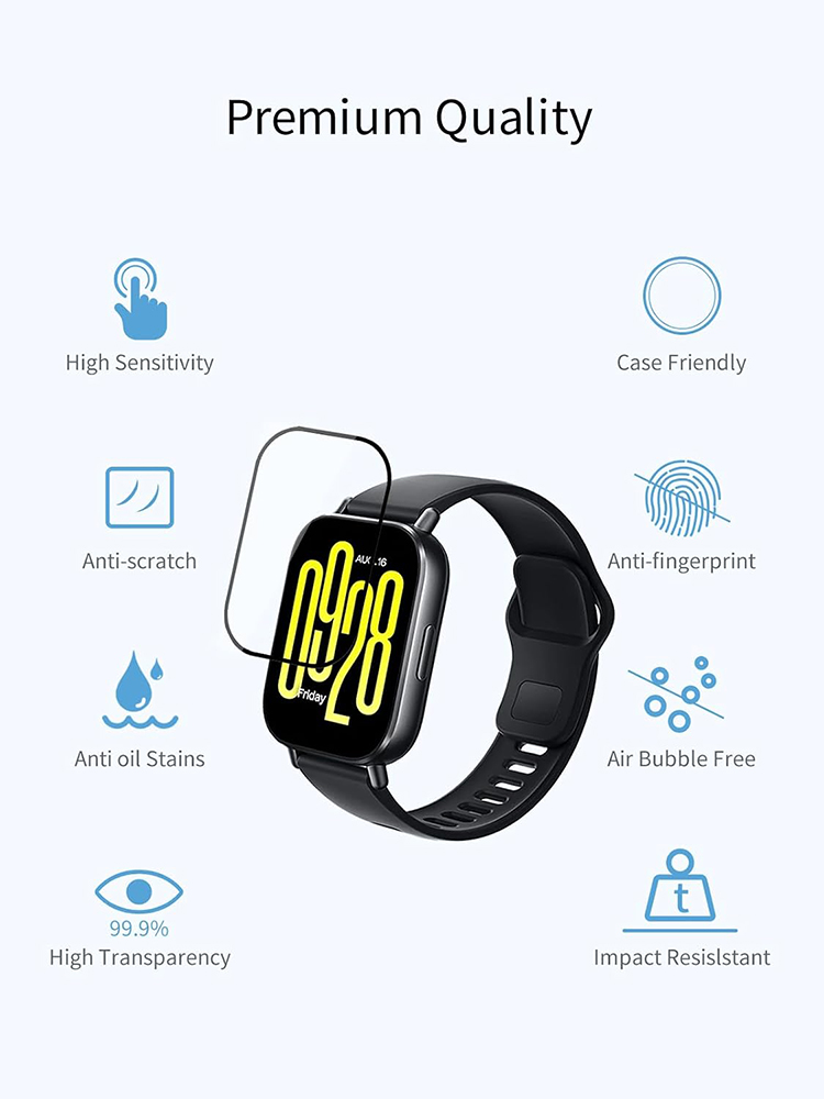 Redmi Watch 6 Active/6Lite/5Ac - Hydrogel Screen Protector のレビューと価格