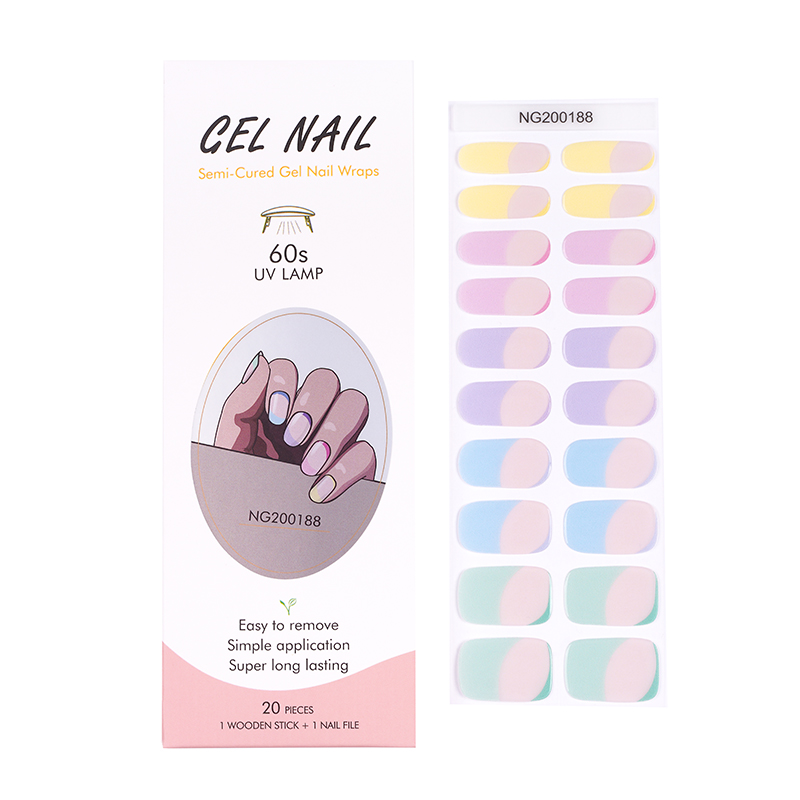 慧子 フレンチジェルネイルストリップス パッチ スライダー  - Full Cover Adhesive のレビューと価格